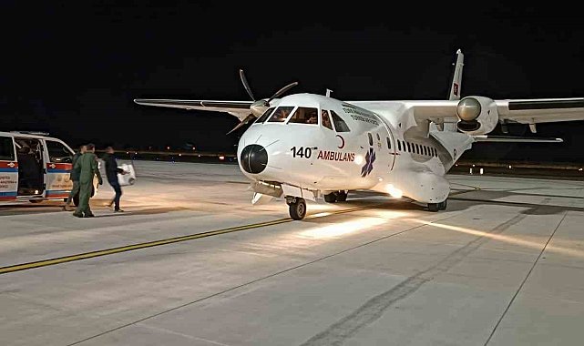 Hava Kuvvetleri'ne ait uçakla Ordu'dan Erzincan'a karaciğer grefti başarıyla ulaştırıldı