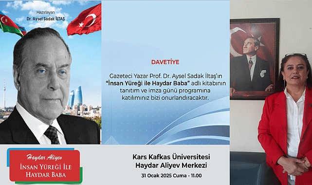 İltaş, "İnsan Yüreği ile Haydar Baba" kitabını imzalayacak