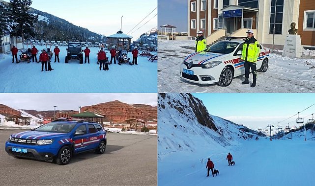 Jandarma'dan Palandöken'de EİT 2025 tedbirleri