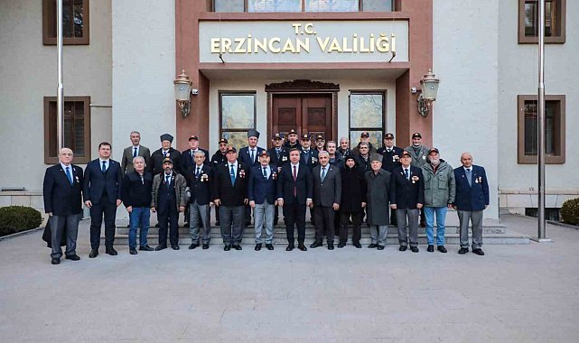 Kahraman gaziler Erzincan'da misafir edildi
