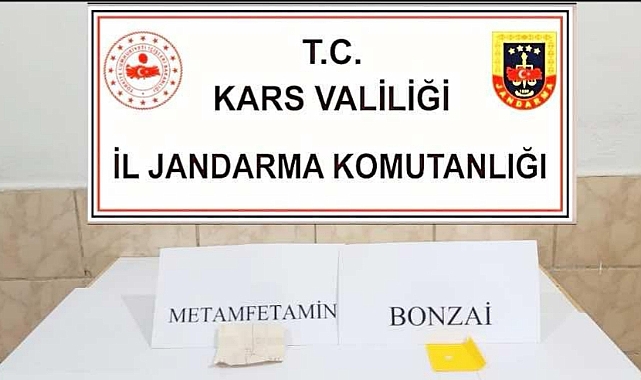 Kars’ta metamfetamin ele geçirildi