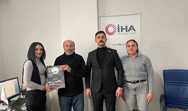 Kars Ülkü Ocakları'ndan İHA'ya ziyaret
