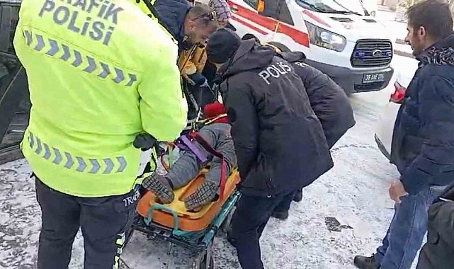 Kars'ta trafik kazası: 1 yaralı