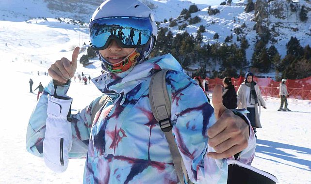 Kayak merkezlerinde kar kalınlığı; Palandöken 125, Ergan 108 cm