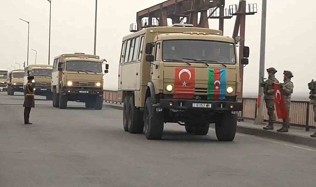 Kış Tatbikatı-2025'e katılacak Azerbaycan personeli, Iğdır Dilucu sınır kapısında karşılandı