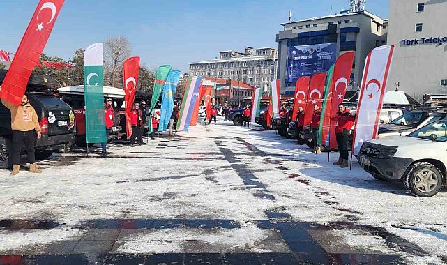 Macera Off-Road ekibinden EİT 2025 kortejine konvoylu destek