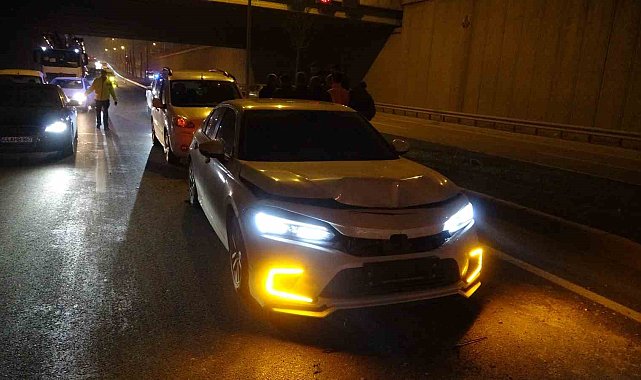 Malatya'da 4 araçlı zincirleme kaza