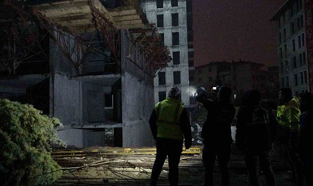 Malatya'da inşaatta 15 metre yükseklikten düşen işçi yaralandı