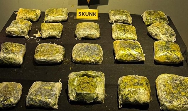 Malatya'da peynir bidonuna saklanan 12 kilo uyuşturucu ele geçirildi