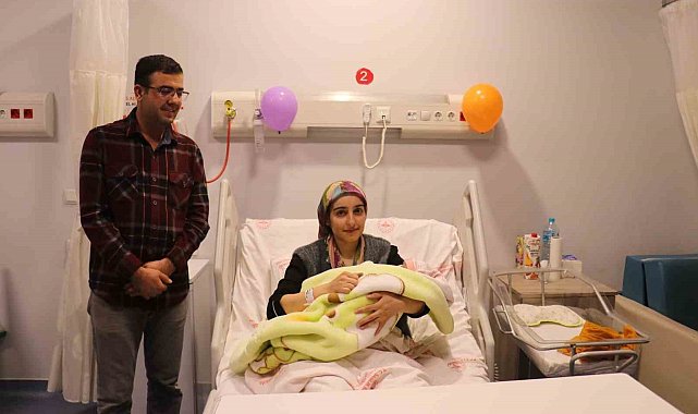 Malatya'da yeni yılın ilk bebeği dünyaya geldi