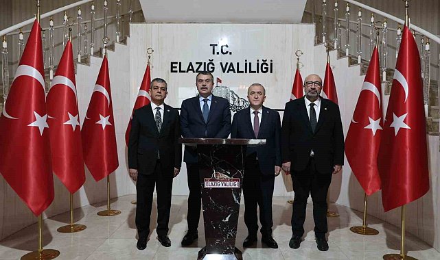 Milli Eğitim Bakanı Tekin Elazığ'da