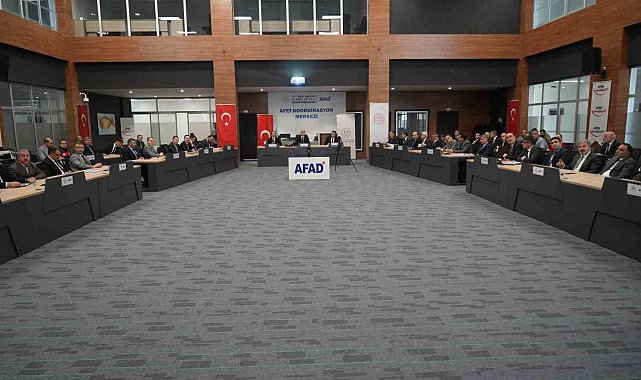 Muş'ta 2025 yılı 1. Dönem İl Koordinasyon Kurulu Toplantısı gerçekleştirildi