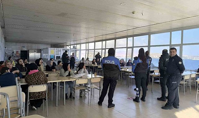 Polis ekiplerinin bilgilendirme çalışmaları devam ediyor