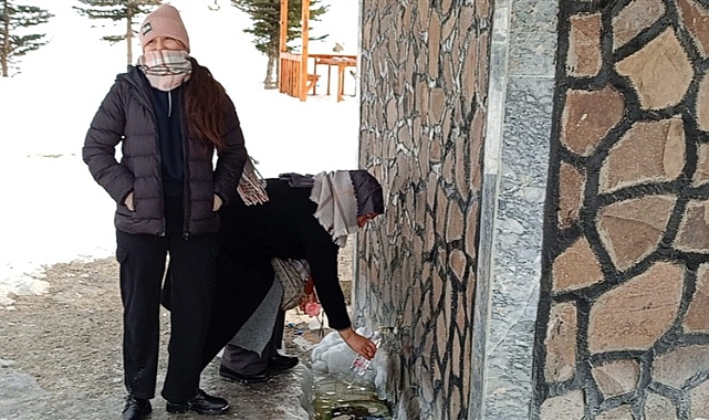 Sarıkamış'taki doğal maden suları boşa akıyor