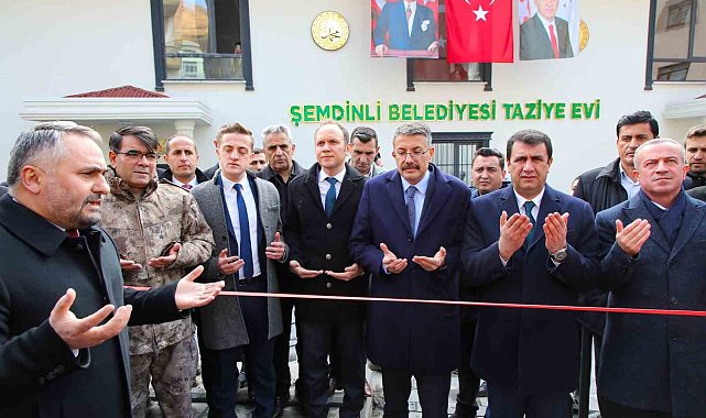 Şemdinli'de taziye evi açıldı