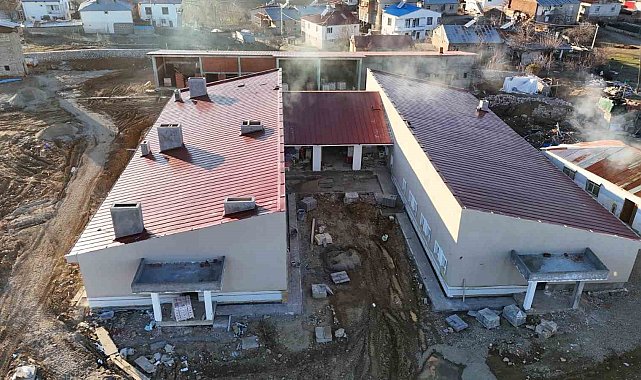 Üçocak Jandarma Karakolu'nun inşa çalışmaları sürüyor