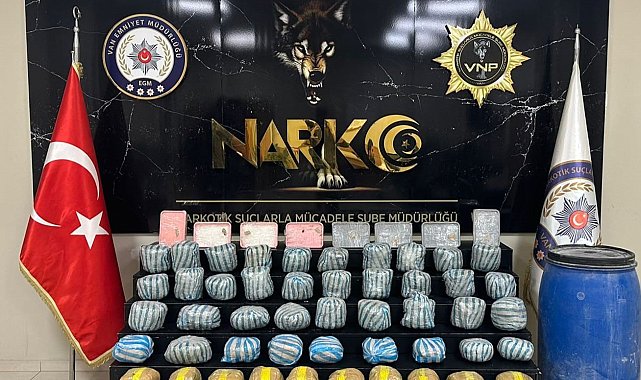 Van'da 36 kilo uyuşturucu ele geçirildi