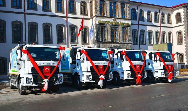 Yakutiye Belediyesi araç filosunu genişletti