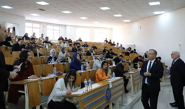 Yükseköğretim kurumları görevde yükselme ve ünvan değişikliği sınavı gerçekleştirildi