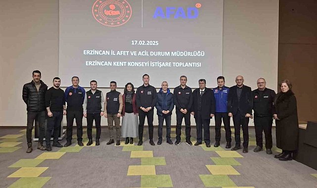 AFAD, Erzincan Kent Konseyi Üyeleri ile toplantı düzenledi