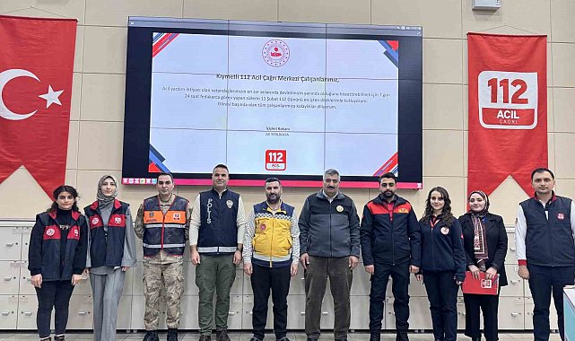 Ağrı 112 Acil Çağrı Merkezi 2024'te 141 bin vakaya yardım sağladı