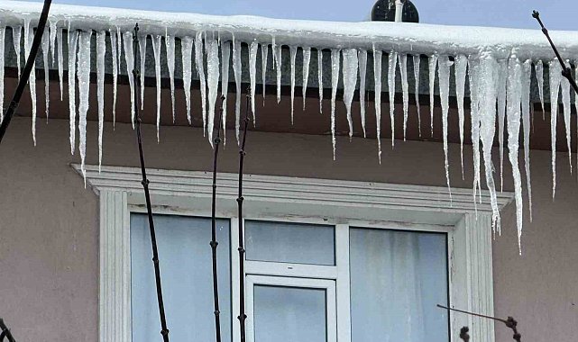Ağrı'da dondurucu soğuklar etkisini sürdürüyor