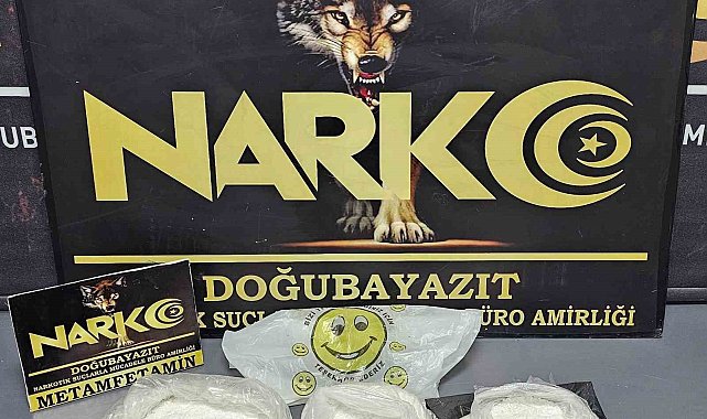 Ağrı'da tırda 1 kilo 728 gram metamfetamin ele geçirildi