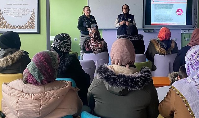 Ahlat'ta kadına şiddetle mücadele kapsamında bilgilendirme çalışması yapıldı