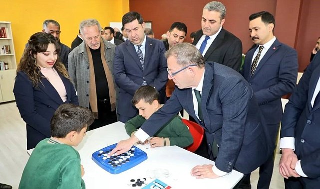 Akyaka'da Akıl ve Zeka Oyunları Sınıfı'nın açılışı yapıldı