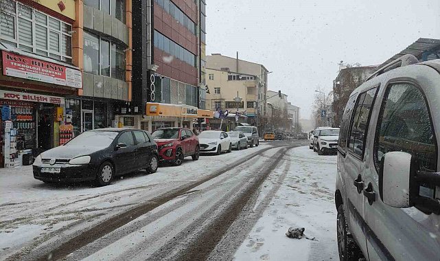 Ardahan'da kar yağışı etkili oluyor