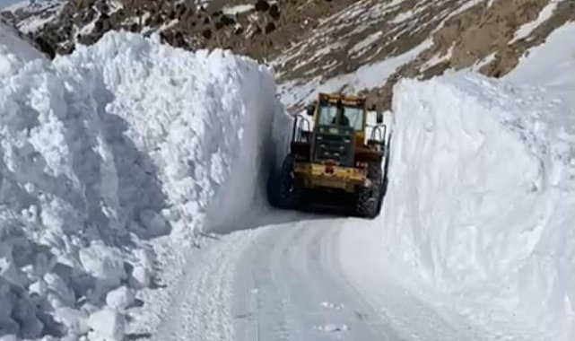 Başkale'de kar yağışı: 50 yerleşim yerinin yolu ulaşıma kapandı