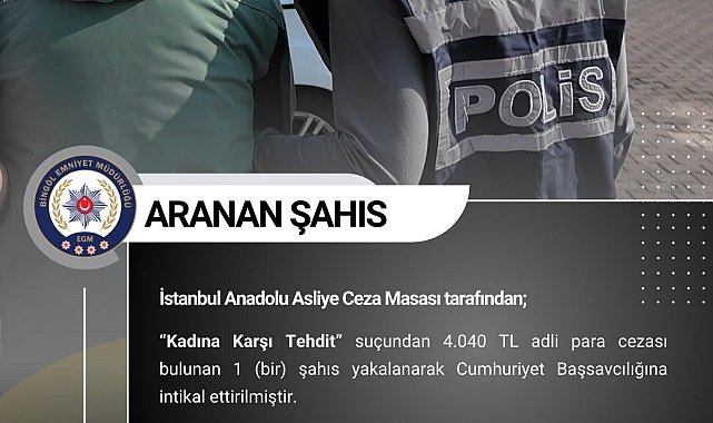 Bingöl'de haklarında arama kararı bulunan 4 kişi yakalandı