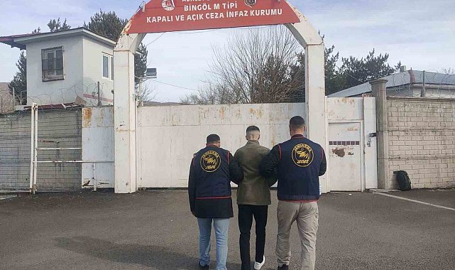 Bingöl'de kesinleşmiş hapis cezası bulunan 1 zanlı tutuklandı