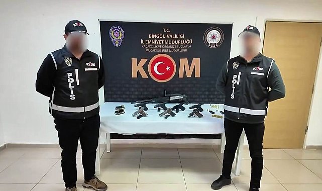 Bingöl'de ruhsatsız silah operasyonu: 4 şüpheli tutuklandı