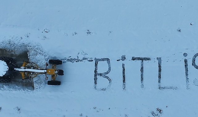 Bitlis'te 306 köy yolu ulaşıma kapandı