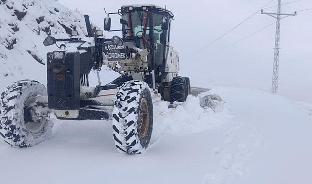 Elazığ'da 47 köy yolu daha ulaşıma açıldı