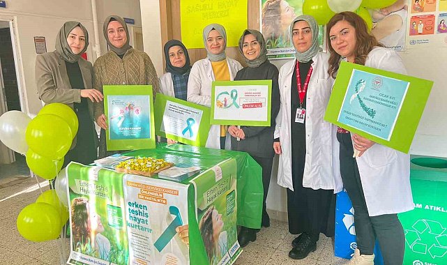 Elazığ'da vatandaşlar serviks kanseri hakkında bilgilendirildi
