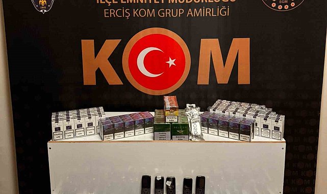 Erciş'te kaçakçılık operasyonu