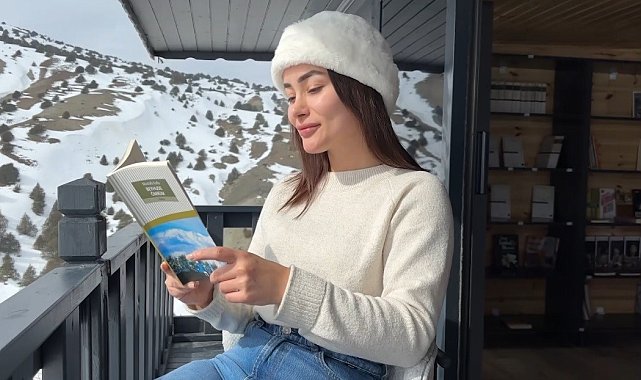Ergan Dağı Kayak Merkezi'nde 'Dağ Kütüphanesi' açıldı