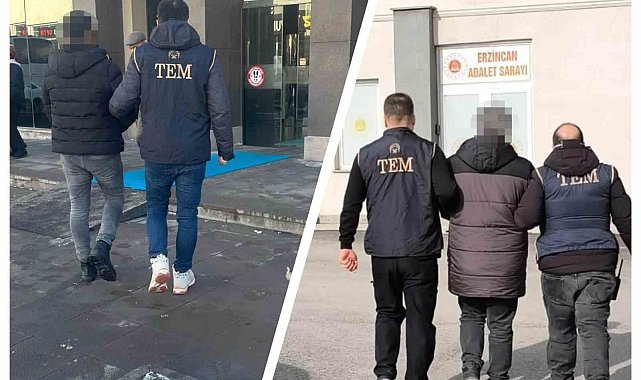 Erzincan'da terör örgütü propagandası yapan 2 kişi tutuklandı
