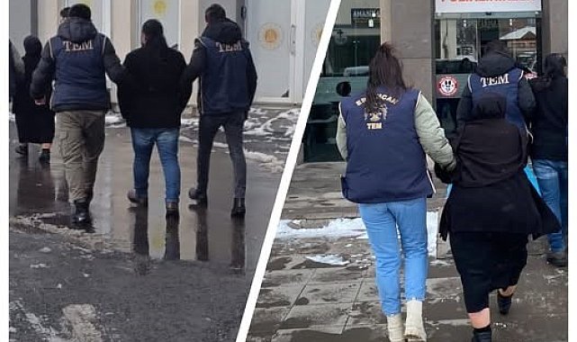 Erzincan'da terör propagandası yapan 4 kişi yakalandı