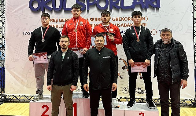 Erzincanlı güreşçiden Türkiye 3'üncülüğü
