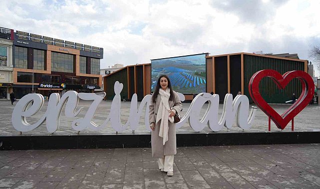 Erzincanlı şarkıcı Simge Şahin Ergan Dağı'nda klip çekti