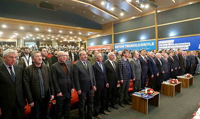 Erzurum'da "Deprem ve Beton Prefabrikasyon Teknolojisi" zirvesi