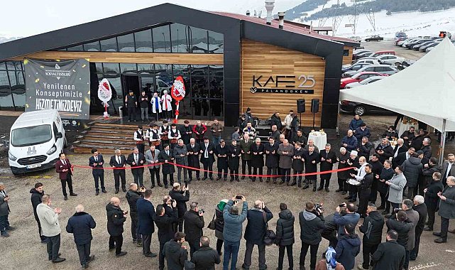 Erzurum'un yeni gözde mekânı: Palandöken kafe 25 açıldı