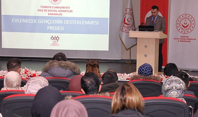 Evlenecek gençlerin desteklenmesi projesi Erzurum'da ilgi görüyor
