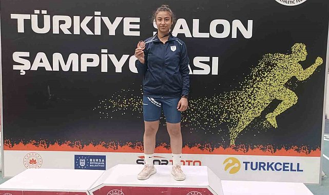 Gülnaz Çetin'den güllede 3.'lük
