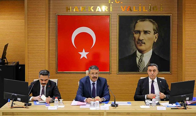 Hakkari'de 'İl Koordinasyon Kurulu Toplantısı' yapıldı