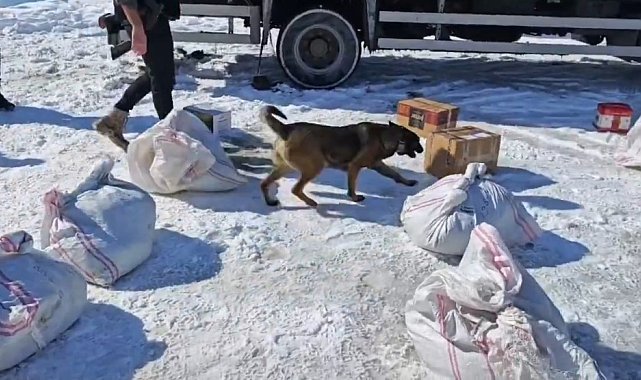 Hakkari'de kargo ile gönderilmek istenilen 102 kilo metamfetamin ele geçirildi