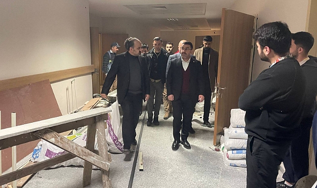 Harakani Devlet Hastanesi birimlerinde tadilat başladı